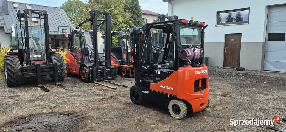 Wózek Widłowy Doosan G15S 2012 Triplex 455 m Doosan