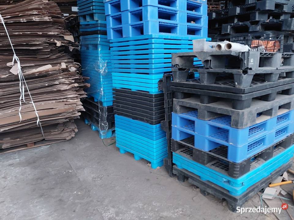 Palety plastikowe solidne nowe różne wymiary i mazowieckie Mąkosy Stare