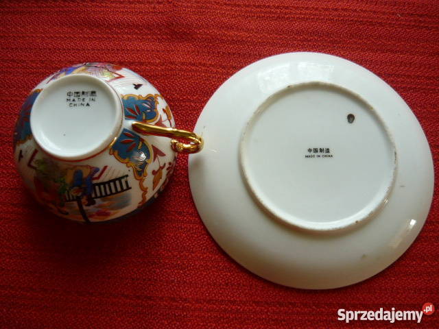 Filiżanka ze spodkiem China Porcelana i szkło Myszków