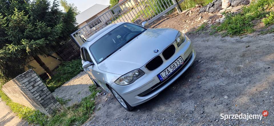 BMW 120d 177 2007r Automat Navi Rok produkcji 2007 Zamość