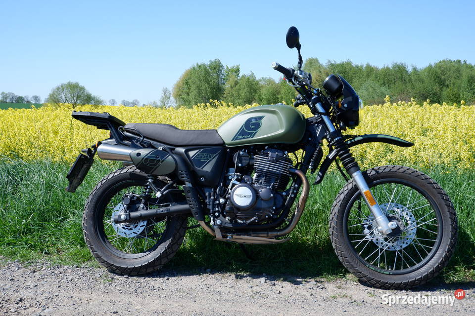 Motocykl retro scrambler SWM six days 500 445cm3 Głogów