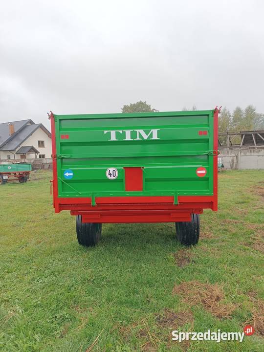 Przyczepa jednoosiowa wywrotka 5ton kiper Przyczepy rolnicze Wszachów