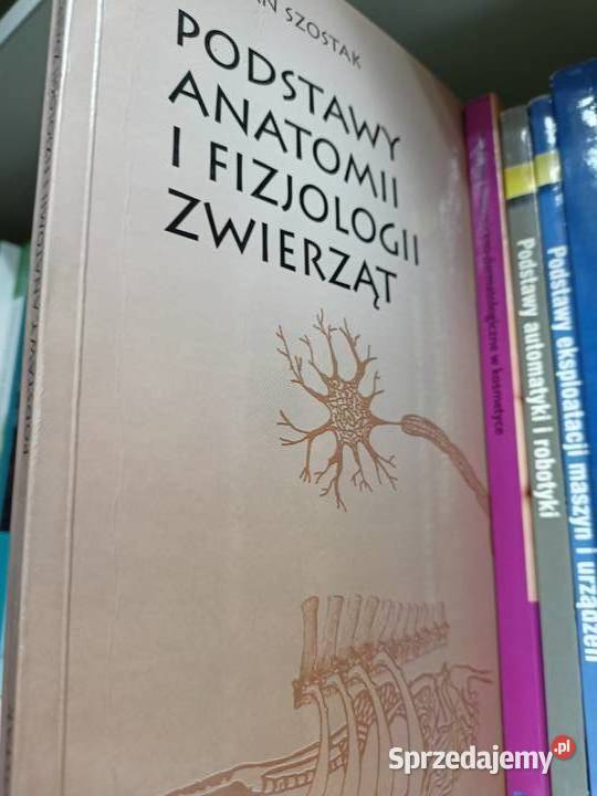 Podstawy anatomii i fizjologii zwierząt Warszawa sprzedam