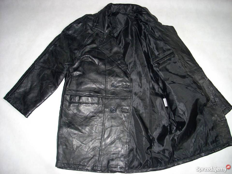 Płaszczyk Kurtka Skóra nat NOWA L XL czarny Skóra naturalna  Nowy Sącz sprzedam