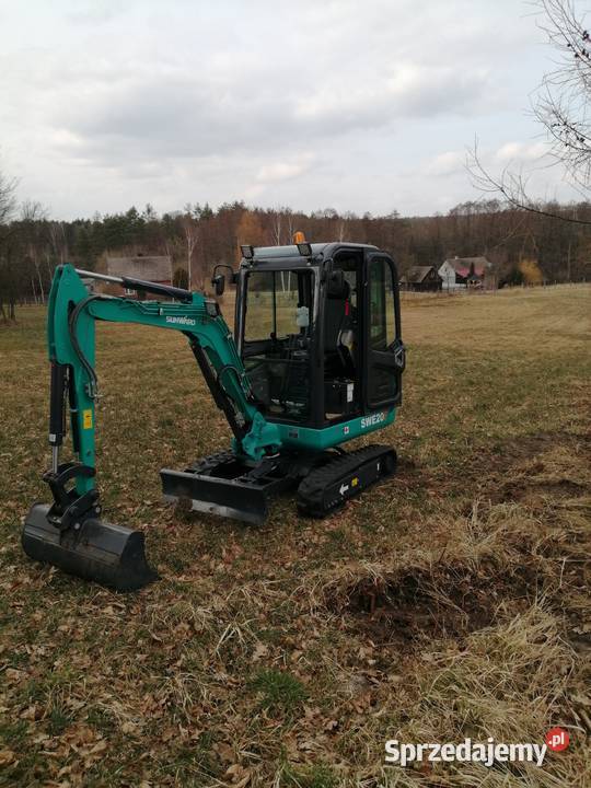 Usługi minikoparką Drenaże Szamba Wykopy Pierstnica