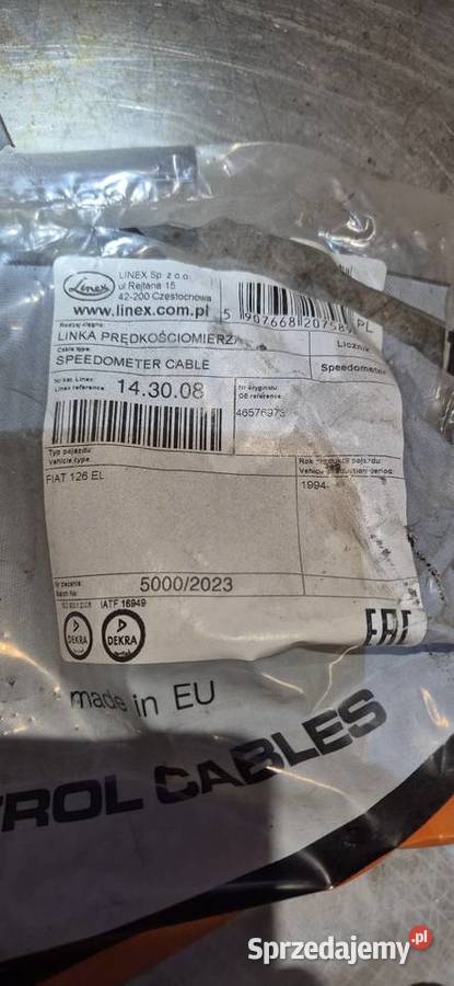 Linka prędkościomierza fiat 126el osobowe Ostrów Wielkopolski