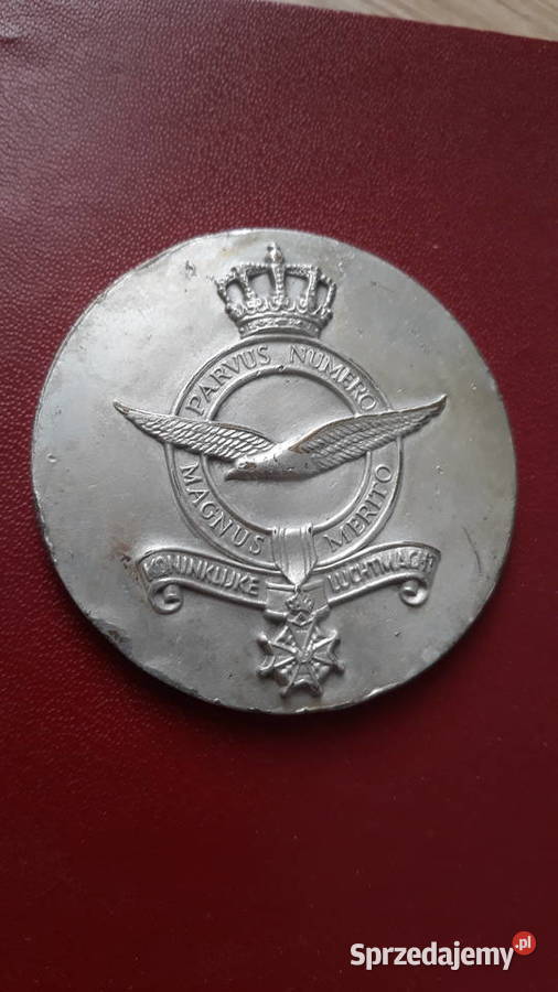 Holenderskie Królewskie LotnictwoMedal 1973 r50 Konin sprzedam