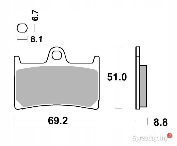 BREMBO 07YA23SA do YAMAHA Klocki hamulcowe Łobżenica