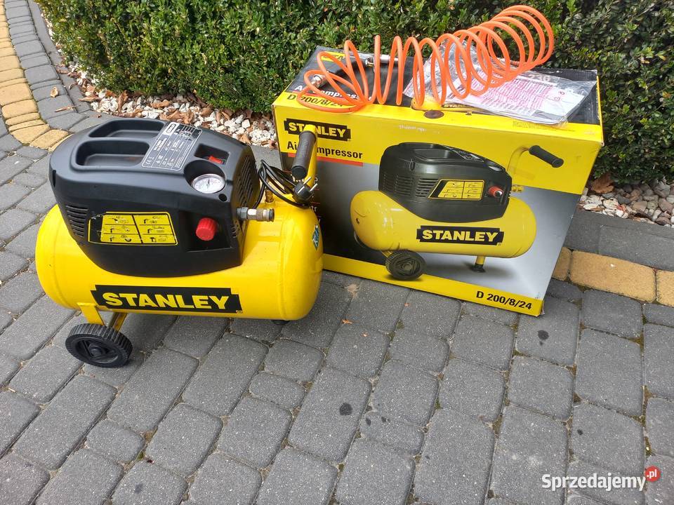 Kompresor bezolejowy STANLEY 8 bar 24 l Pozostałe lubelskie Parczew sprzedam