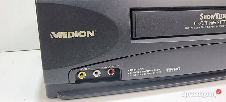 Medion Video 6 głowic MD 9023 MD9023 VHS wielkopolskie Międzychód