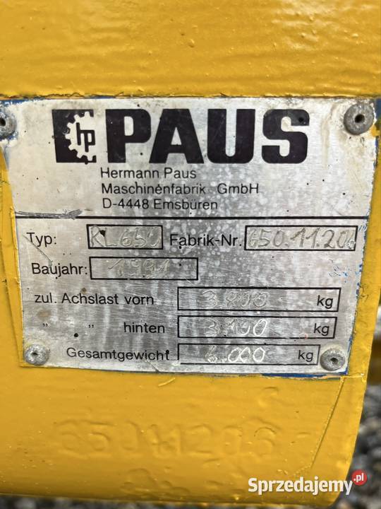 Ładowarka Paus 4x4 Włoszczowa