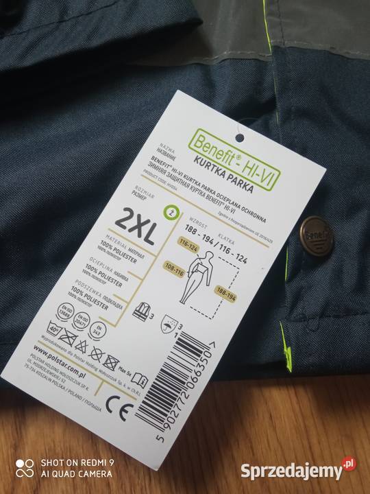 Kurtka ocieplana z odblaskami Pozostałe Rypin