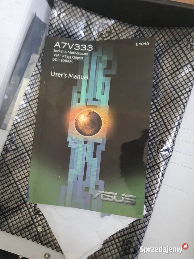 Płyta główna ASUS A7V333 Socket A BOX Komplet sprzedam