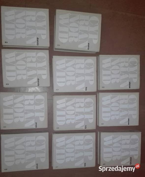 Książka proza poezja 10 tomów twarda Warszawa