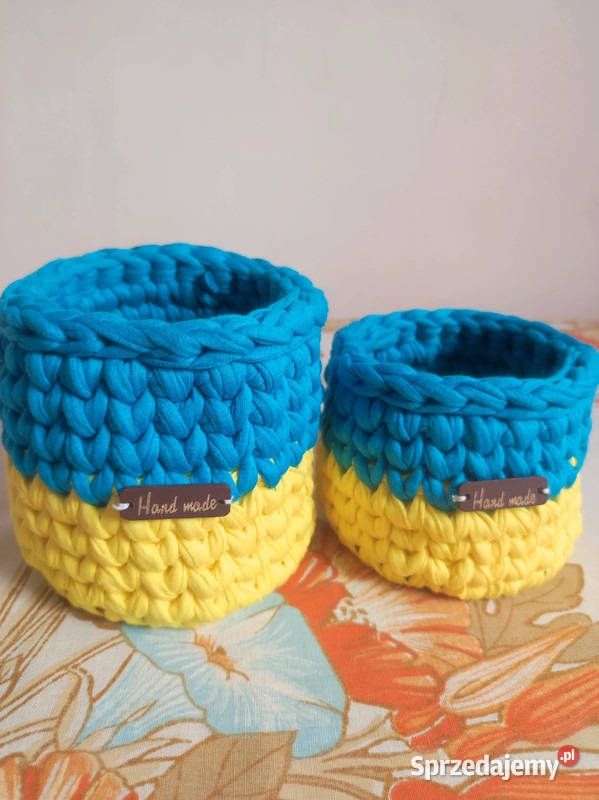 Koszyki na szydelku