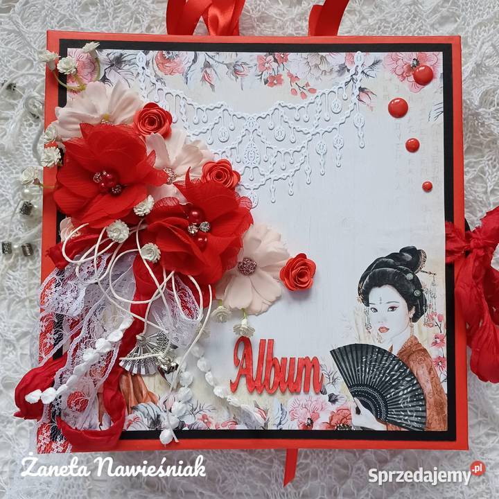 ALBUM foto japoński prezent hand made Mszana Dolna sprzedam