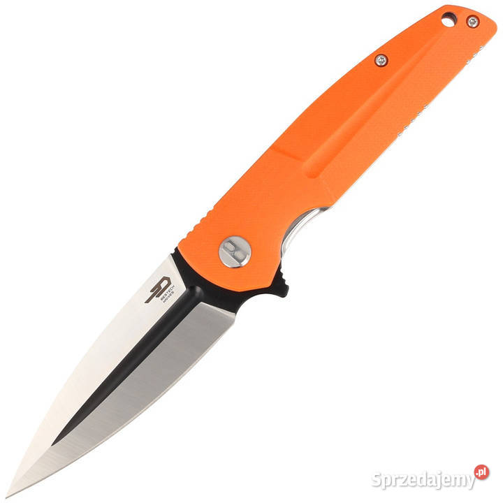 Nóż składany Bestech Fin Orange G10 SatinBlack Warszawa