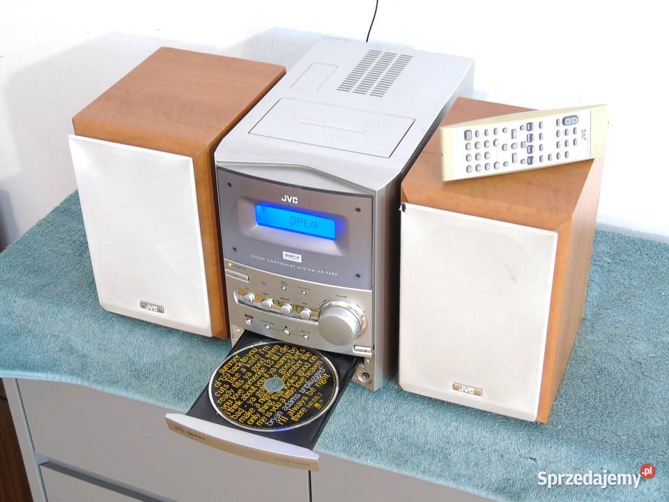 Japońska wieża stereo JVC UXP400 pilot kolumny Jasło