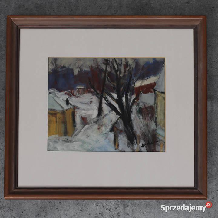 ARTexpert Obraz zimowy krajobraz gwarz Dobrzany