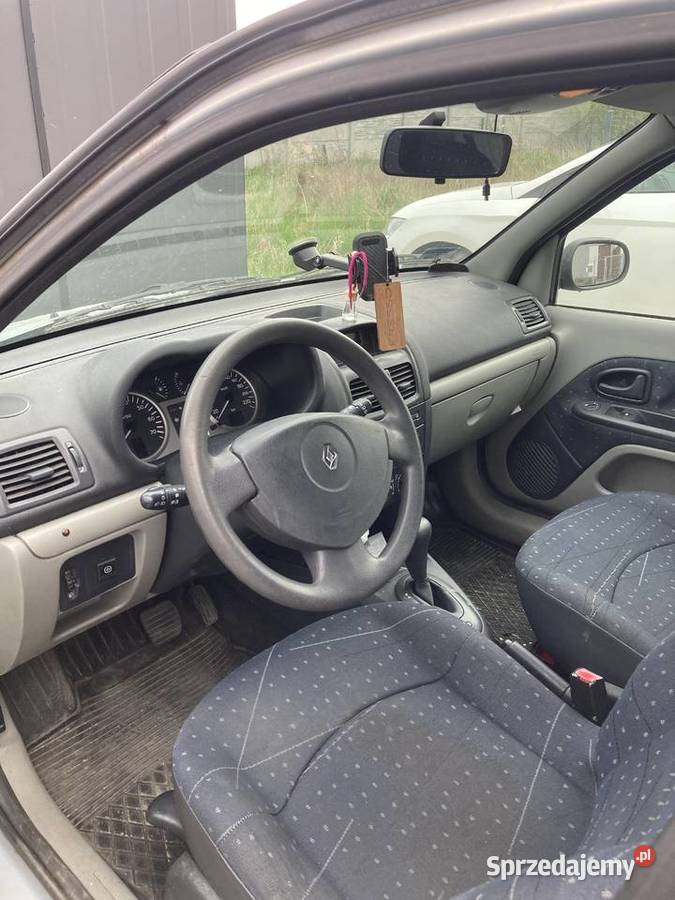 Renault Clio 2003 14 16v automat LPG gaz Srebrny Clio dolnośląskie Wrocław
