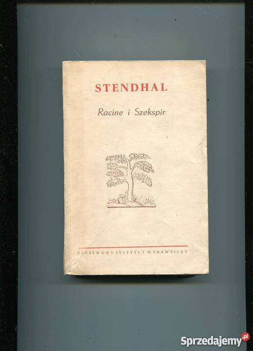 Racine i Szekspir Stendhal zachodniopomorskie Szczecin sprzedam