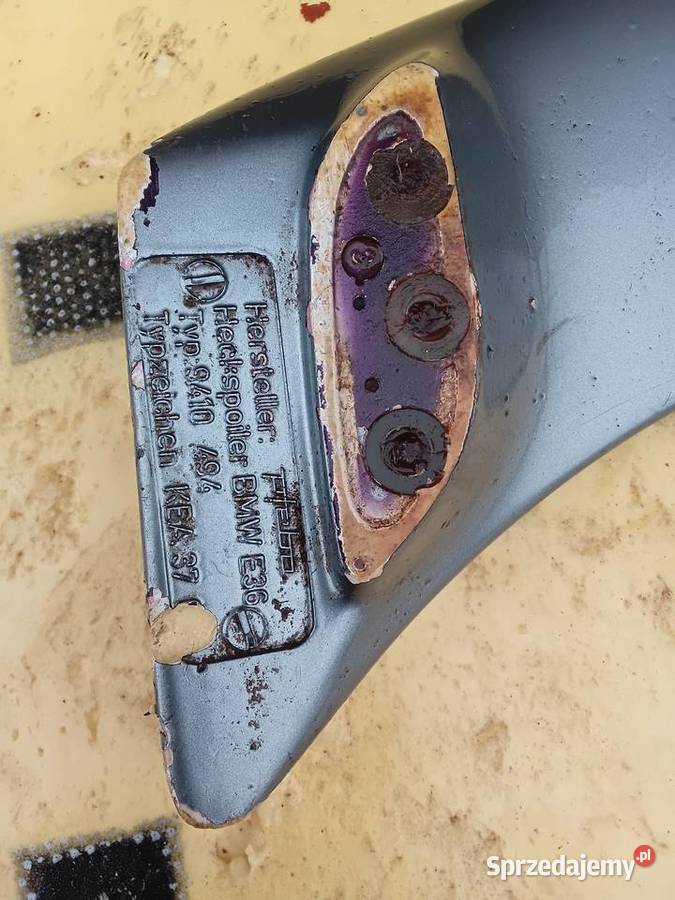 BMW E36 spojler tył Motoryzacja warmińsko-mazurskie Milejewo