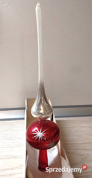 szpic na choinkę PRL małopolskie Bukowno