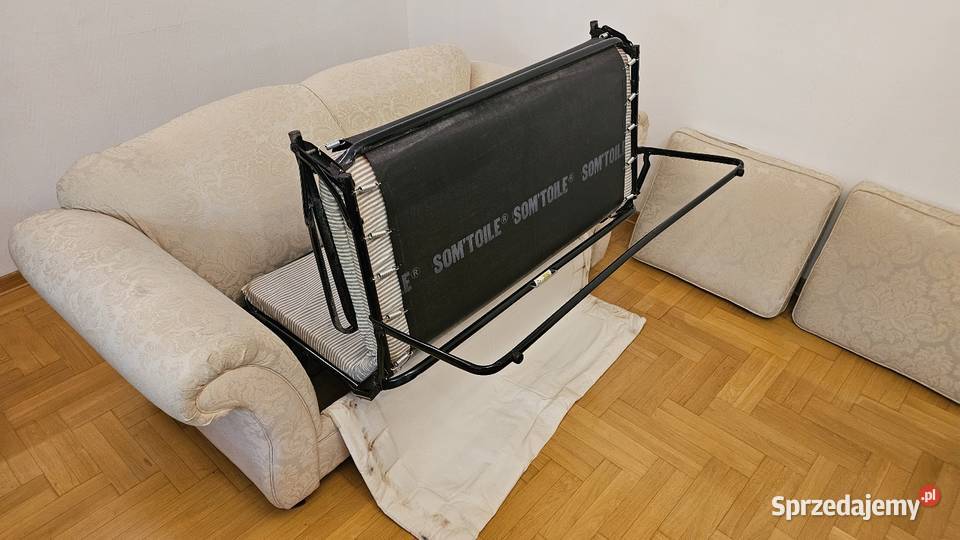 Kanapa wygodna ze spaniem tkanina świętokrzyskie Kielce sprzedam