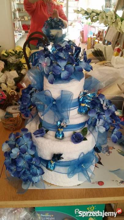 Torty z ręczników na ślub rocznicę urodziny mazowieckie Wołomin sprzedam