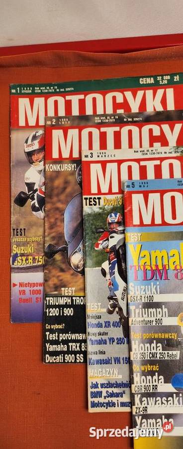 Czasopismo kolekcjonerskie motocykl 1996 śląskie Gliwice
