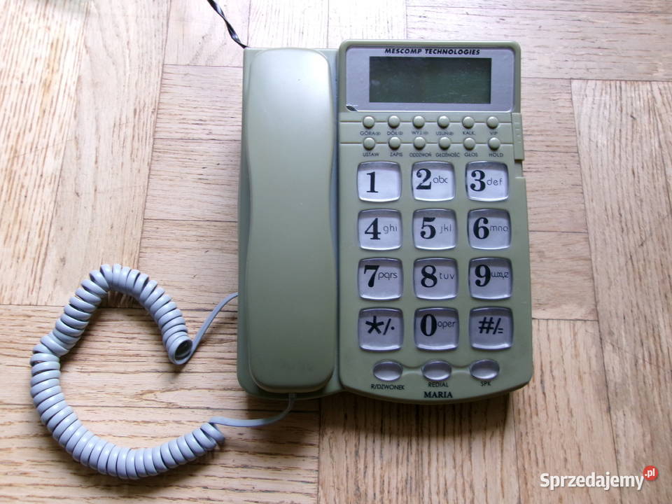 Telefon stacjonarny przewodowy Maria MT512 z PRL Legionowo