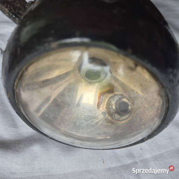 Stara lampa rowerowa przedwojenna zabytek Brzesko