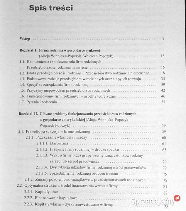 Przedsiębiorstwo rodzinne Funkcjonowanie i Chełm