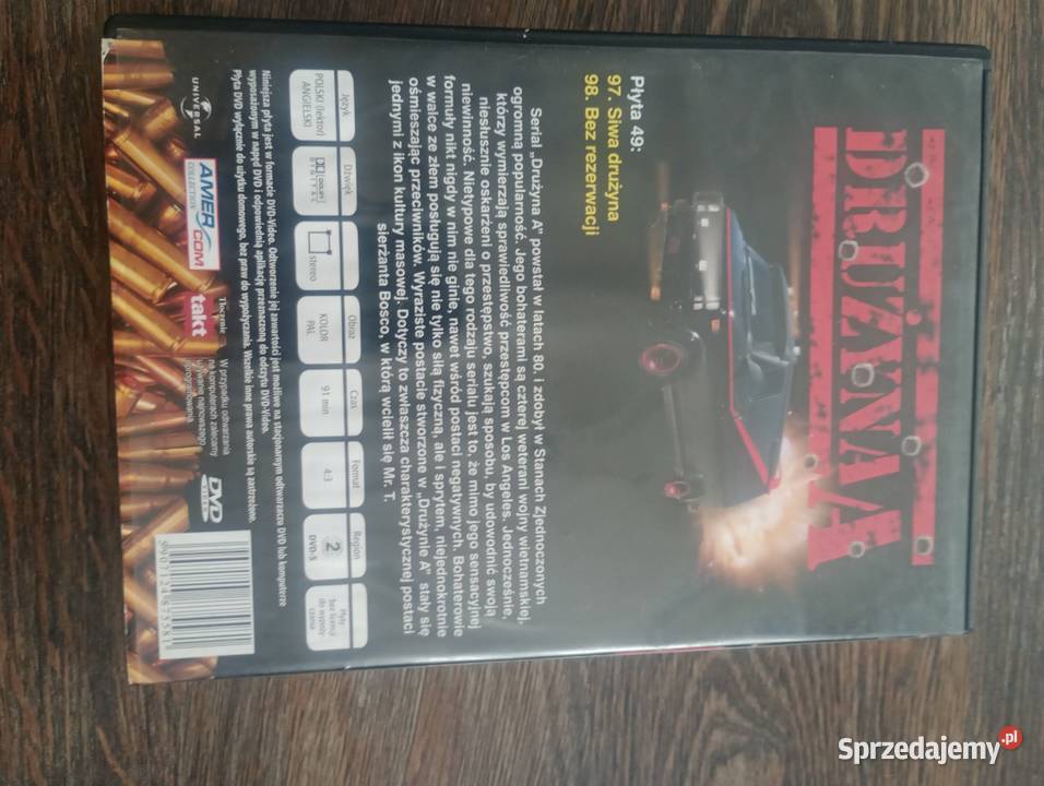 Serial Drużyna A DVD lektor Amercom akcja Dywity