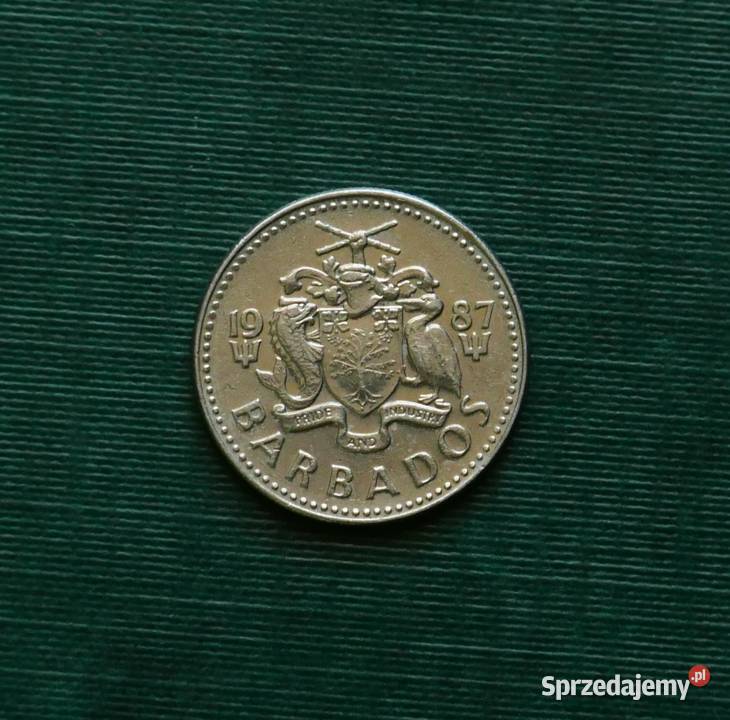 Barbados 25 centów 1987r Gliwice sprzedam