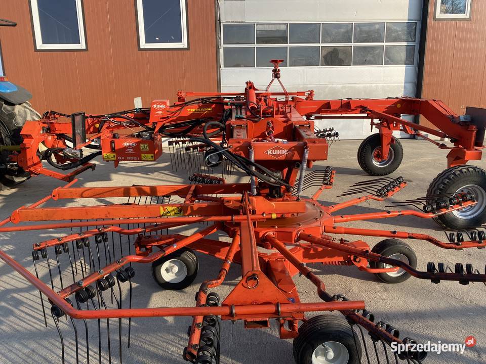 ZGRABIARKA KUHN GA 8521 TANDEM ST OK Claas Zgrabiarki i przetrząsacze Lubawa