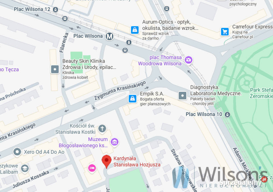 Lokal 350m2 Warszawa Stanisława Hozjusza 350m2