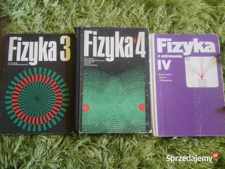 FIZYKA zestaw podręczników Łódź sprzedam