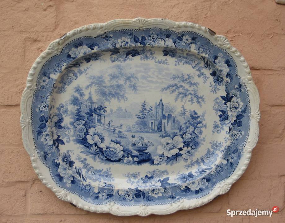 Patera Angielska Bellevue Hull 1802 1841 r Porcelana i szkło sprzedam