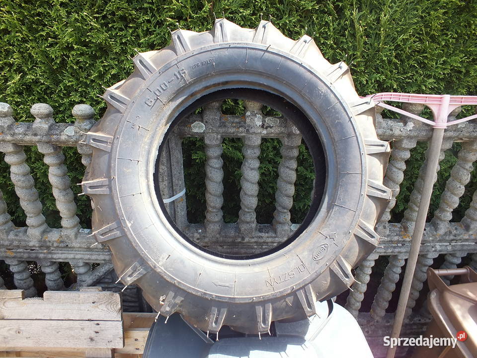 Opona Stomil 16x600 Nowa z PRL Kurier Golasowice sprzedam