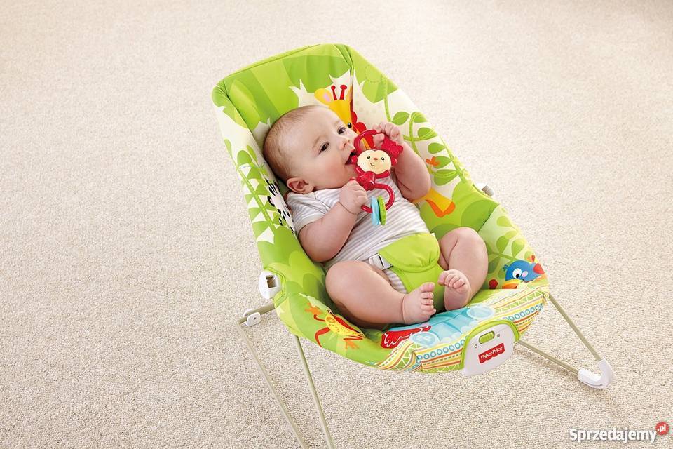 Fisher Bujaczek Leżaczek OKAZJA Warszawa