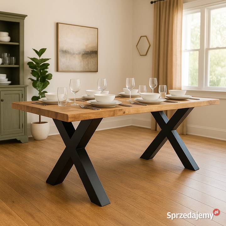 Stół Dębowy LOFT 100 Lite Drewno DĄB Rozkładany Katowice