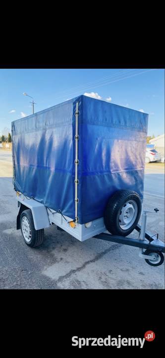 Przyczepka zarejestrowana lekka SAM na resorach Kozienice