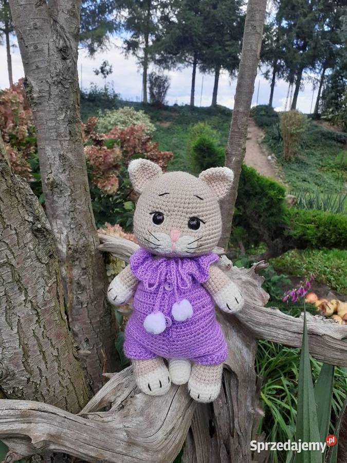 Kot na szydełku Maskotki Nakło nad Notecią