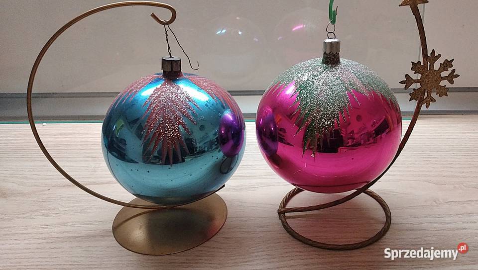 duże bombki PRL Pozostałe małopolskie Bukowno