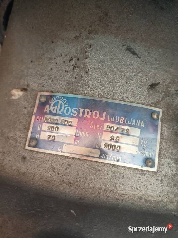 sprzedam pompę do deszczowni łódzkie Góra Świętej Małgorzaty