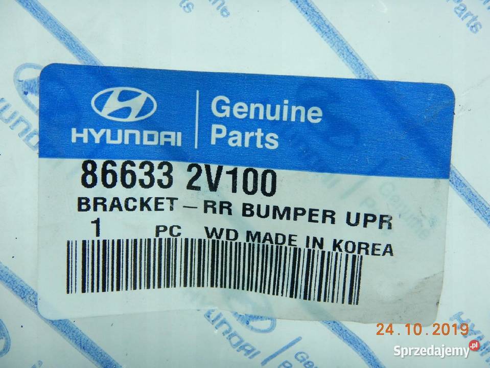 UCHWYT ZDERZAKA TYŁ HYUNDAI VELOSTER 1117 ASO sprzedam