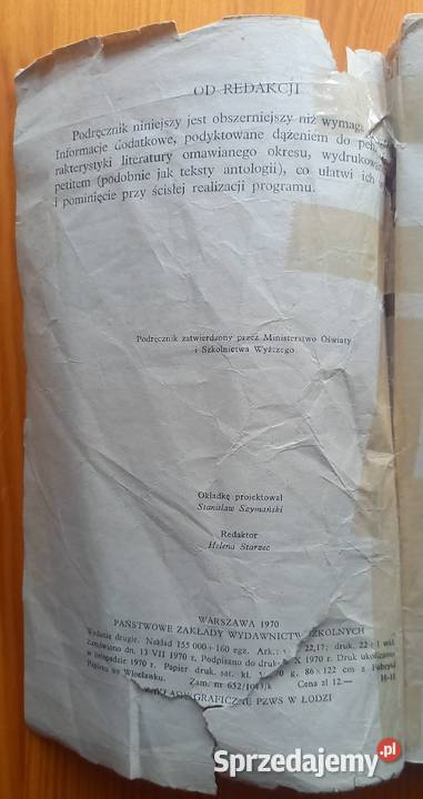 Literatura Polska 19181939 Matuszewski 1970 sprzedam