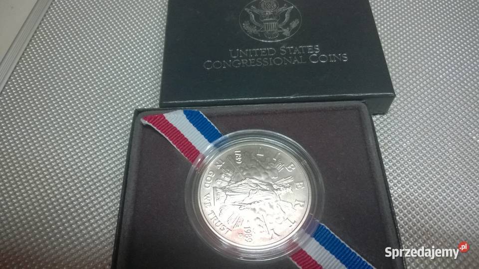 moneta 1 dolar 1989rD 200 lecie Kongresu sprzedam