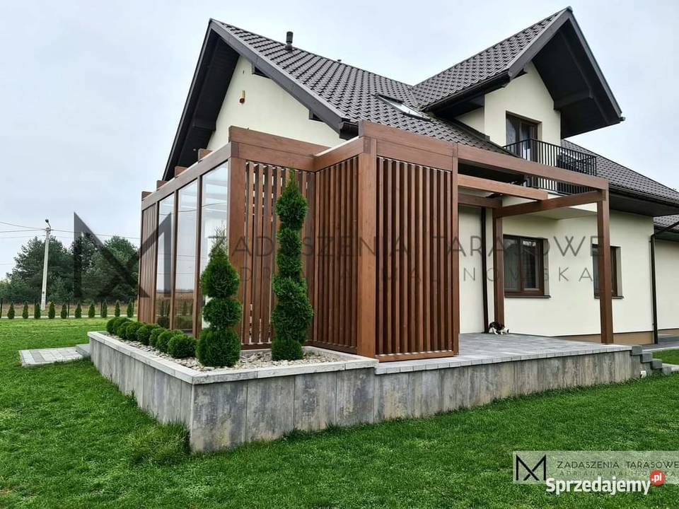Zadaszenia tarasowe Nowoczesna altana Szklany Warszawa sprzedam